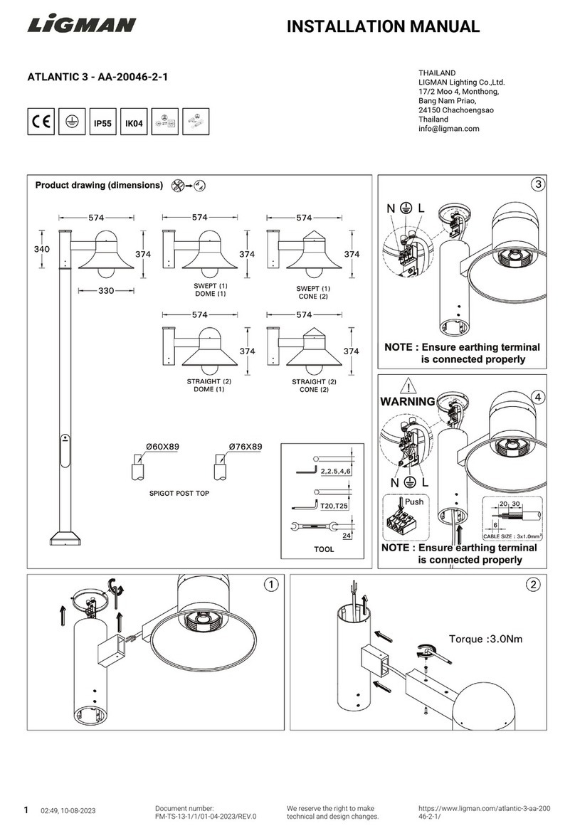 LIGMAN ATLANTIC 3 instruction manual