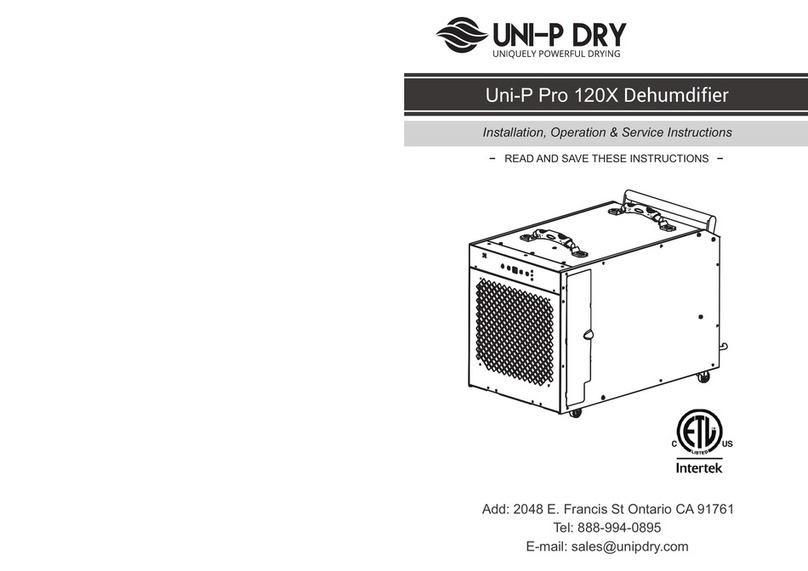 Uni-P Dry Uni-P Pro 120X Installation, operation & service instructions