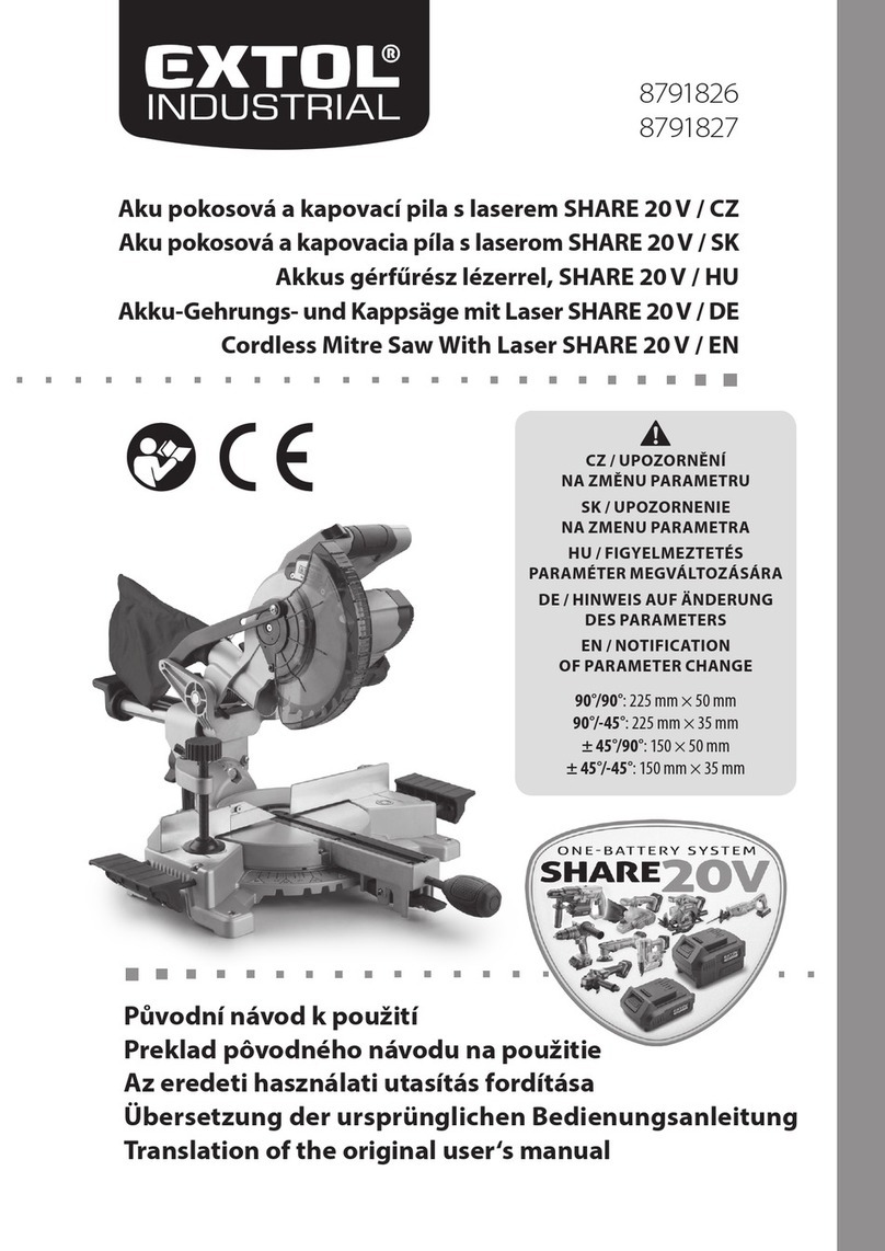 Extol Industrial SHARE 20V user manual