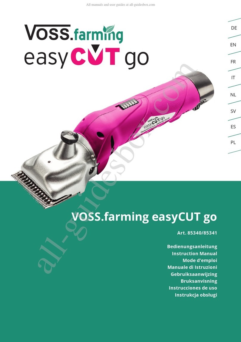 VOSS.farming easyCUT go 85340 instruction manual