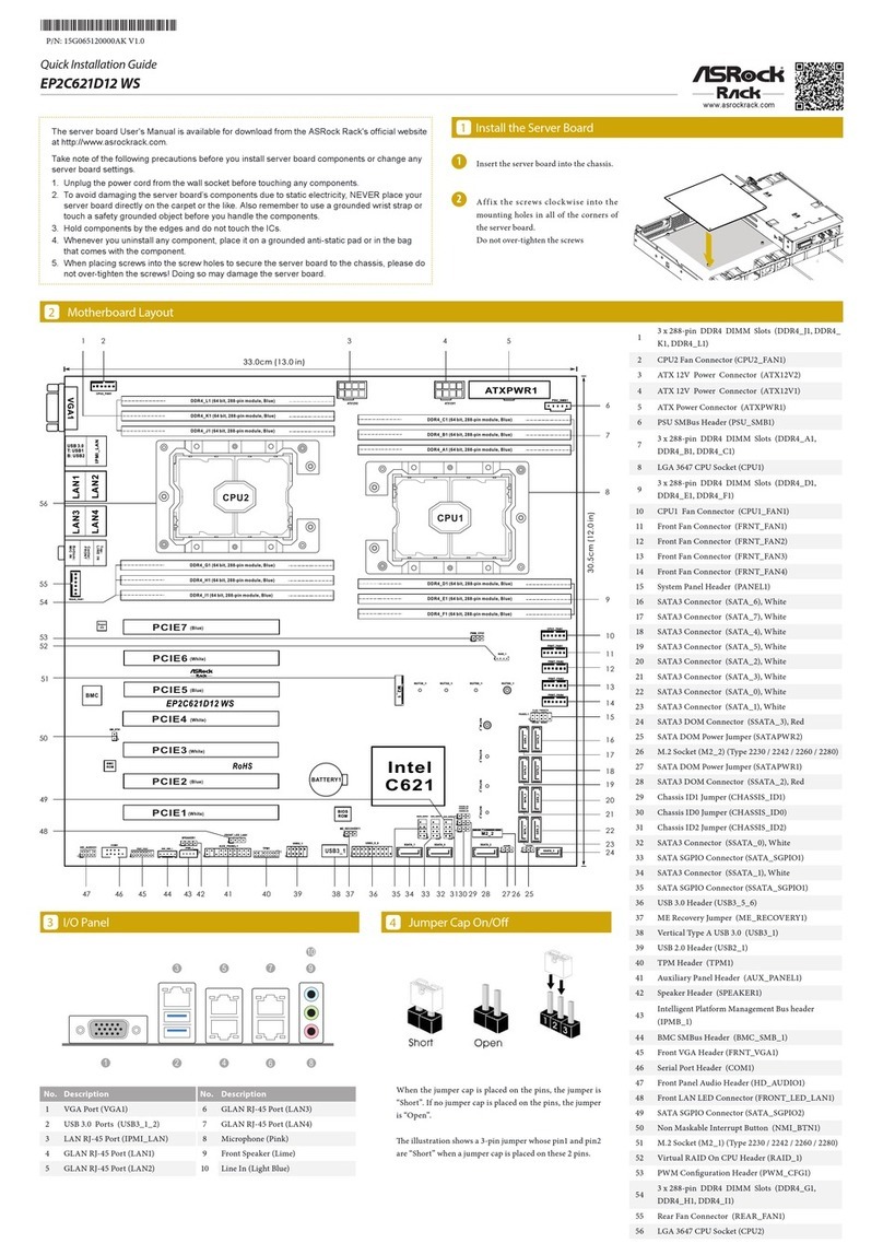 ASROCK Rack EP2C621D12 WS User manual