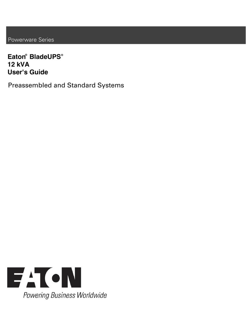 Eaton Powerware BladeUPS User manual