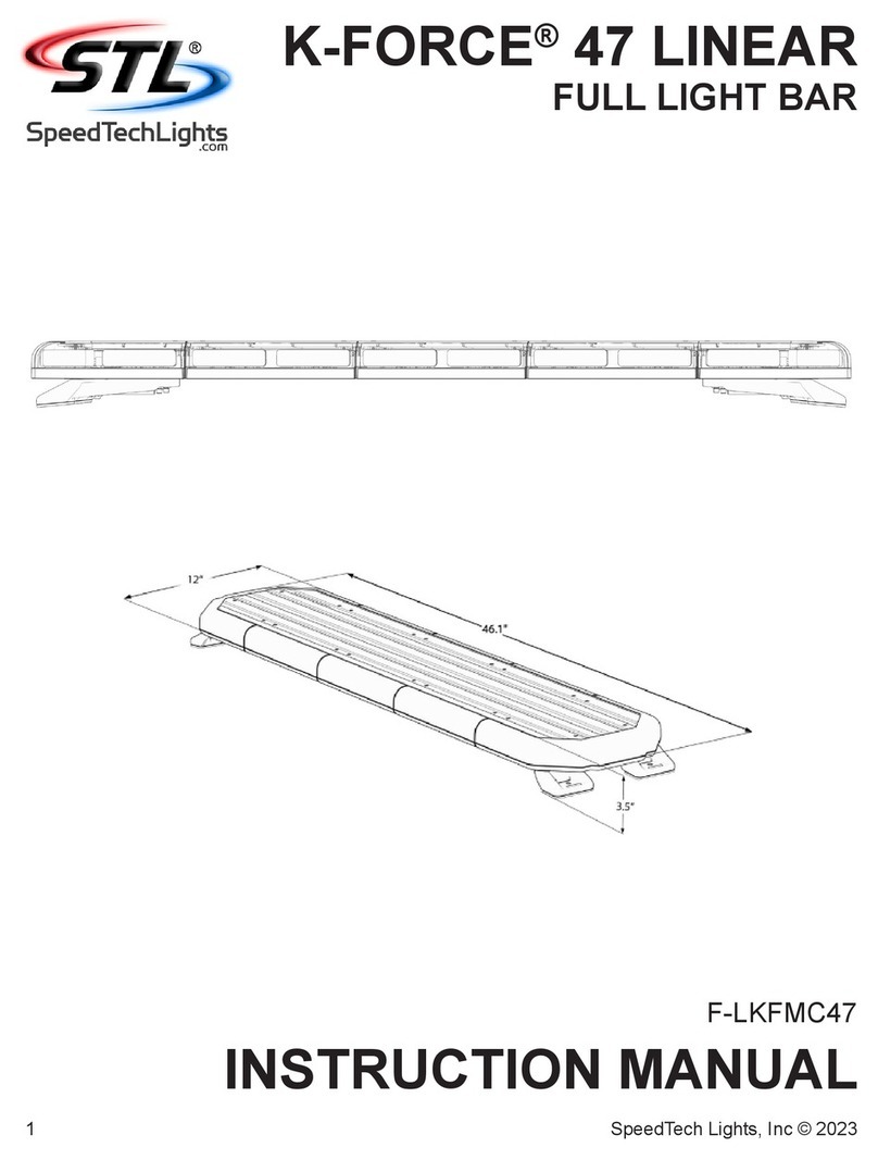 SpeedTech Lights K-FORCE 47 LINEAR User manual