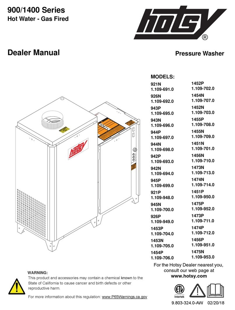 Hotsy 1.109-691.0 User manual