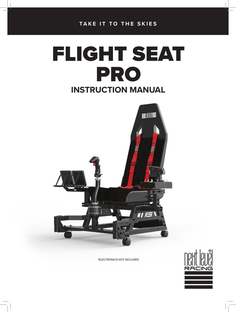 Next Level Racing FLIGHT SEAT PRO User manual Next Level Racing FLIGHT SEAT PRO User manual