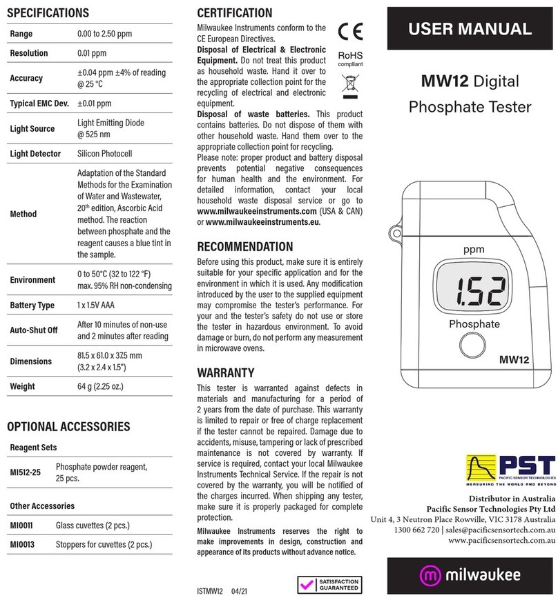 Milwaukee PST MW12 User manual