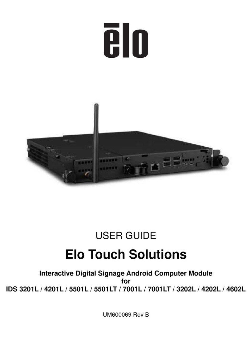 Elo Touch Solutions IDS 3201L User manual