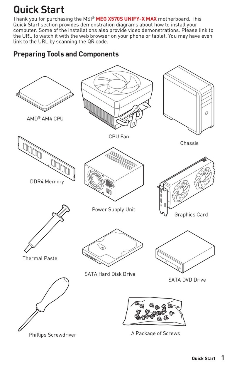 MSI MEG X570S UNIFY-X MAX User manual MSI MEG X570S UNIFY-X MAX User manual