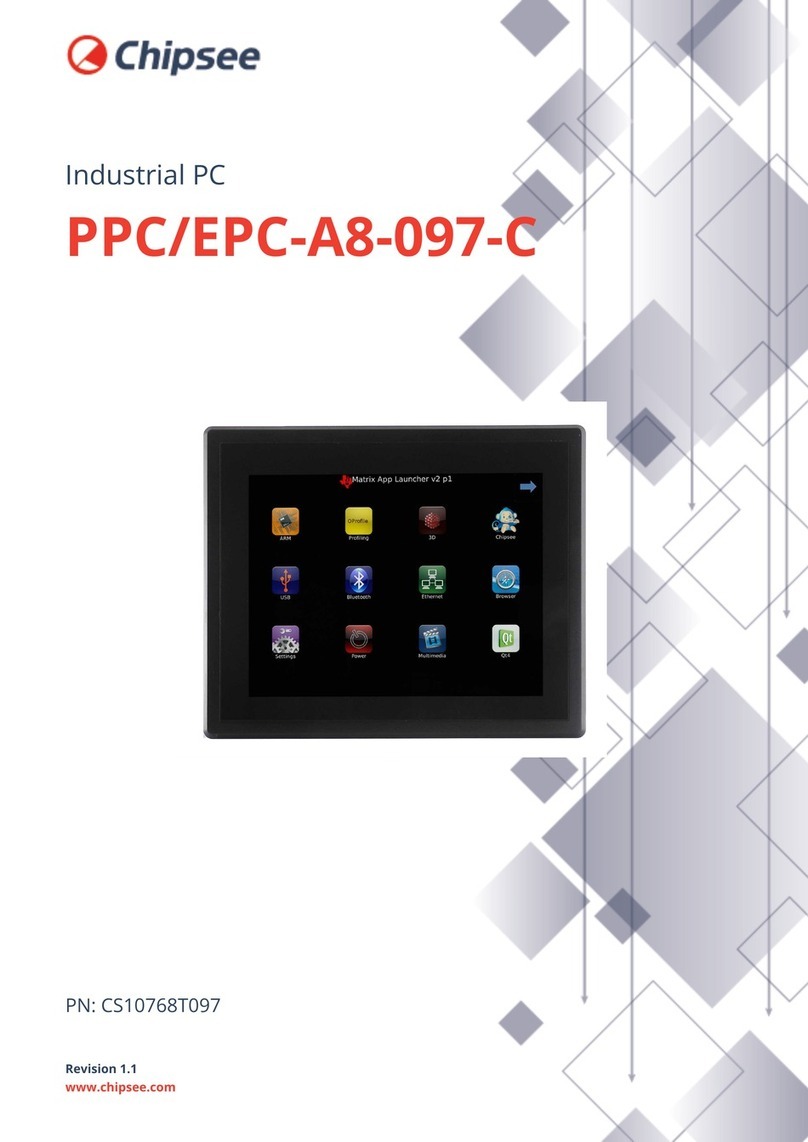Chipsee PPC-A8-097-C User manual
