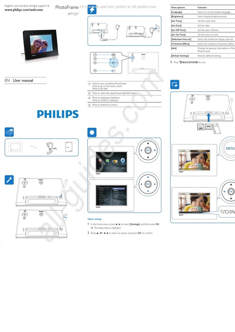 Philips SPF1207 User manual