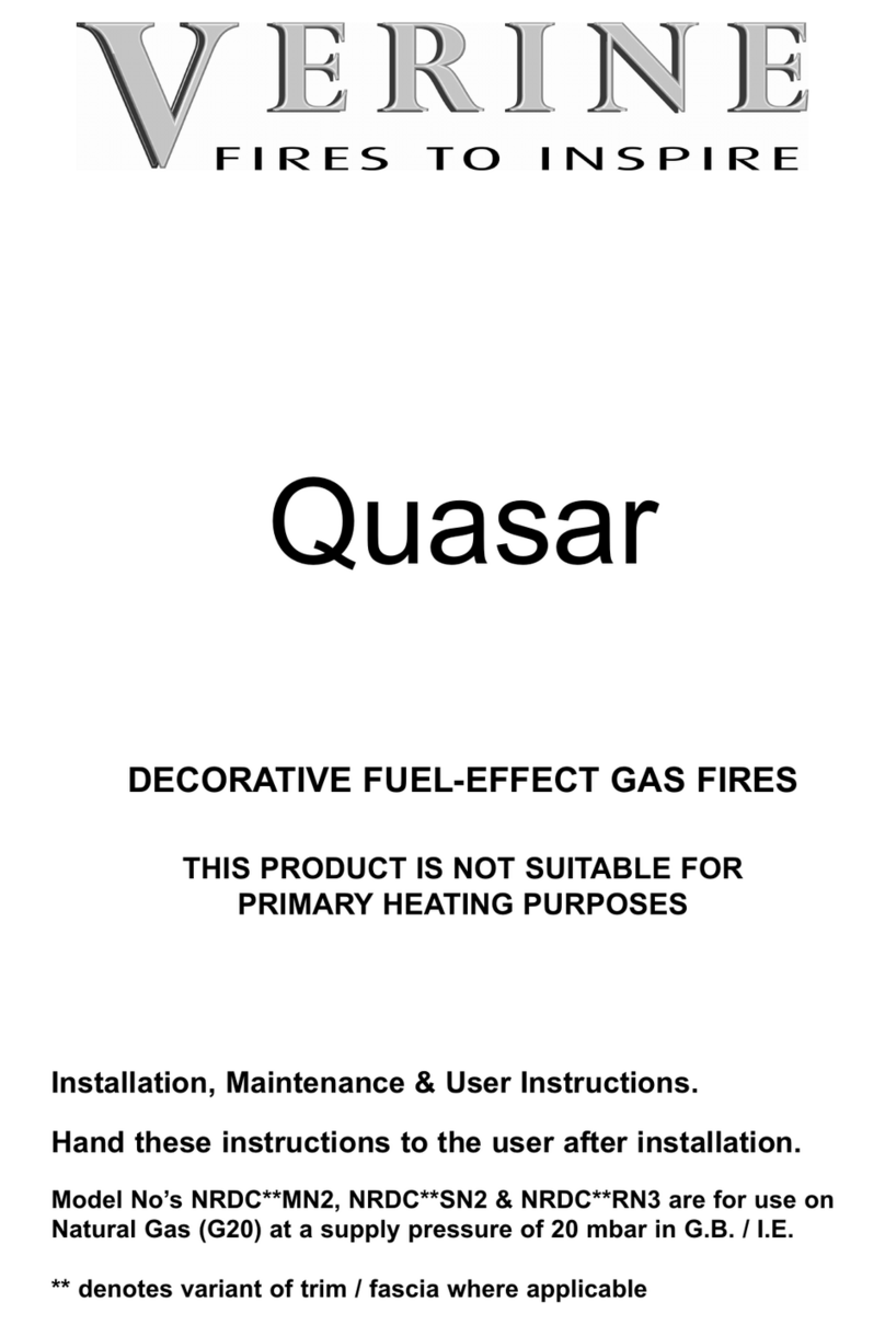 Verine Quasar NRDC MN2 Series Mounting instructions
