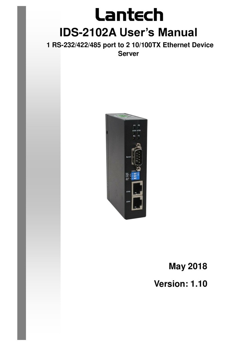 Lantech IDS-2102A user manual