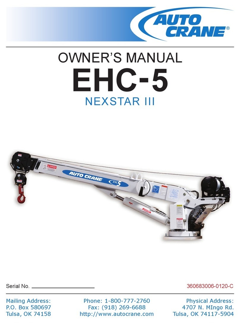Auto Crane NEXSTAR III EHC-5 User manual