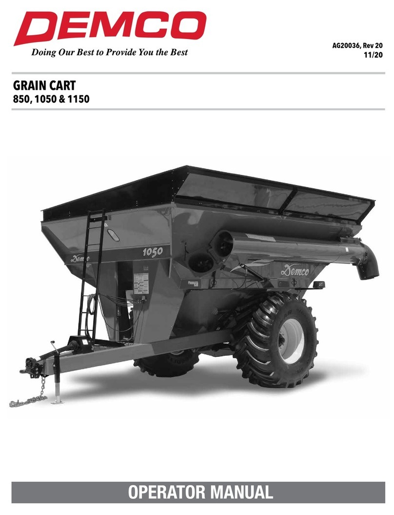 Demco GRAIN CART 850 User manual