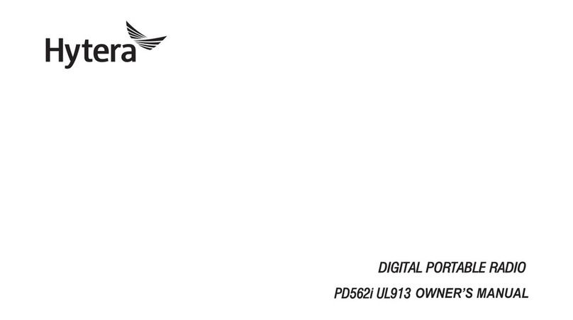Hytera PD562i UL913 owner's manual
