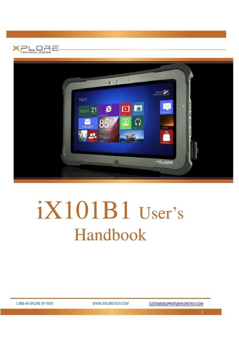 XPLORE TECHNOLOGIES iX101B1 User handbook