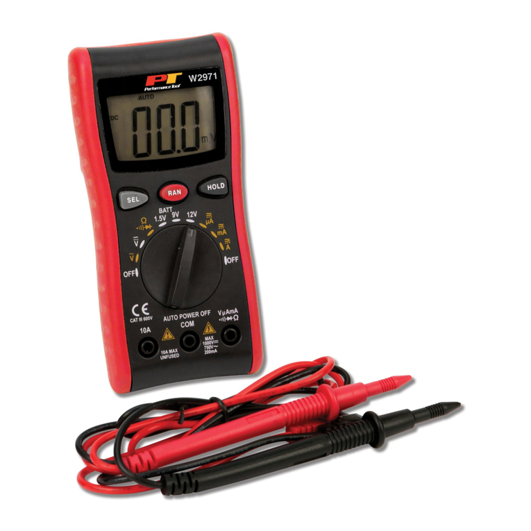 Performance Tool W2971 user manual