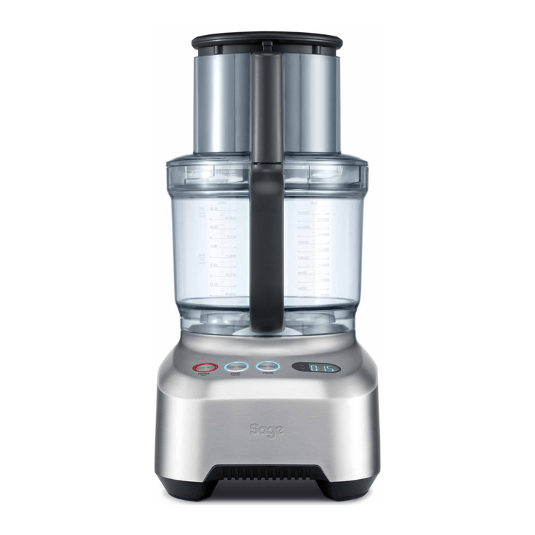 Sage Kitchen Wizz Pro BFP800 user manual