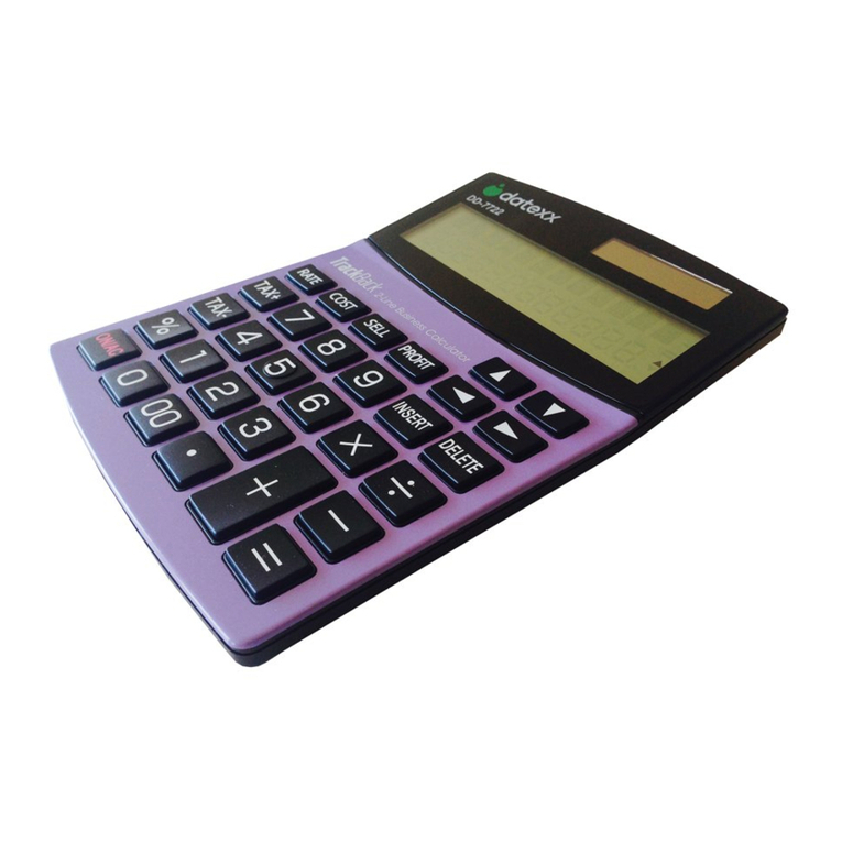 Datexx TrackBack DD-7722 User manual