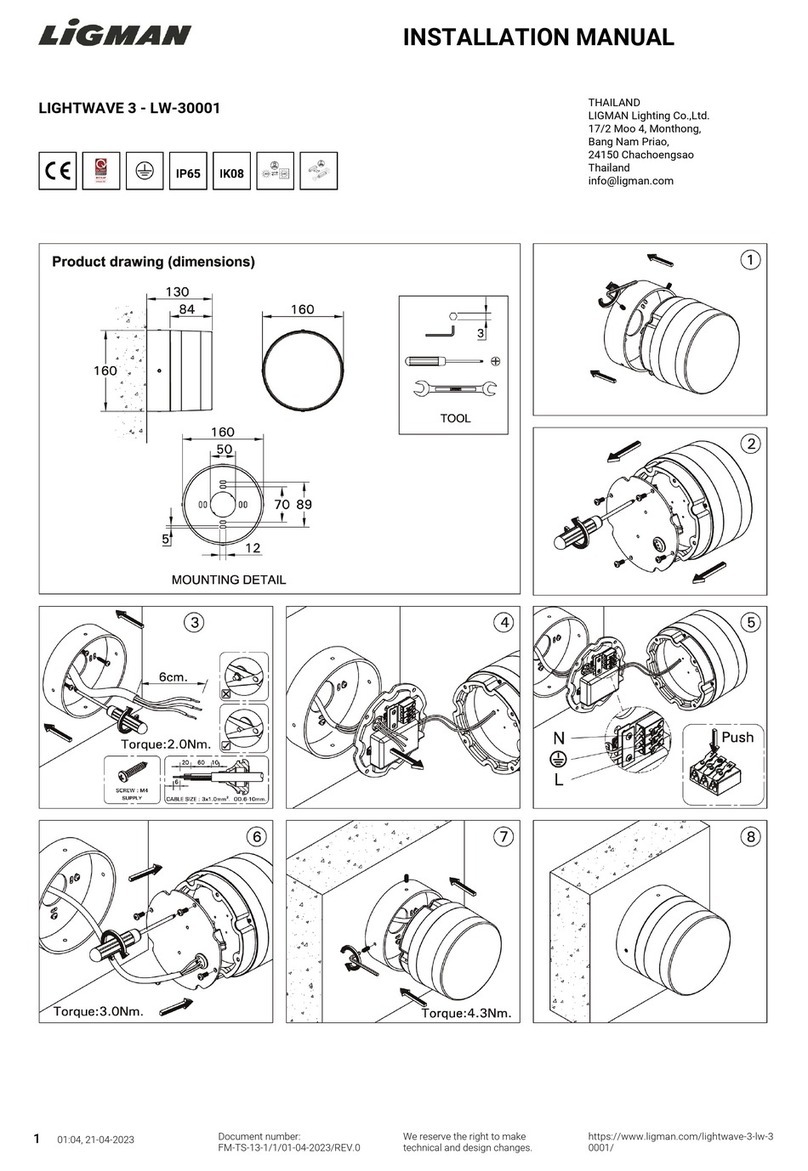LIGMAN LIGHTWAVE 3 User manual