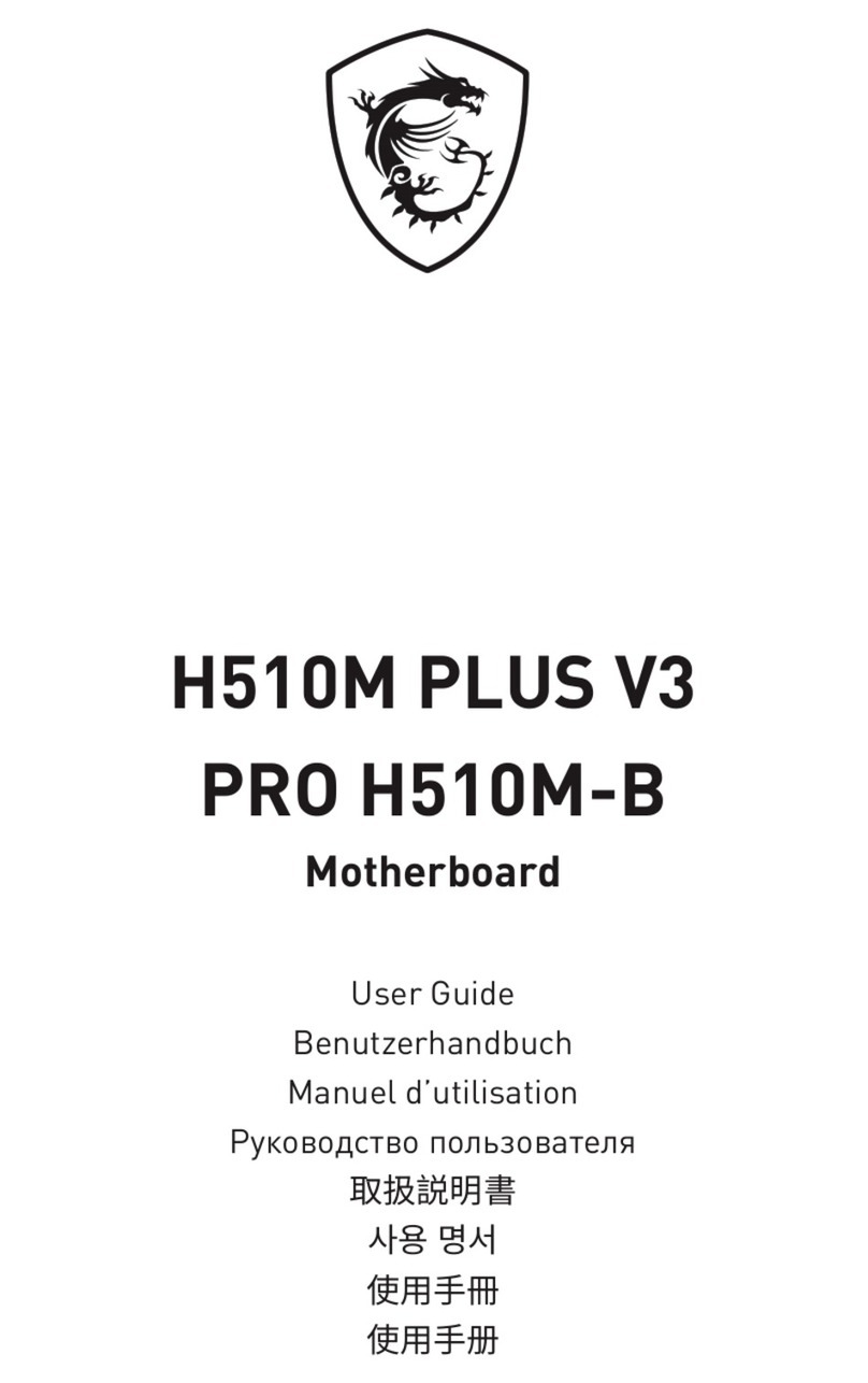 MSI H510M PLUS V3 User manual MSI H510M PLUS V3 User manual
