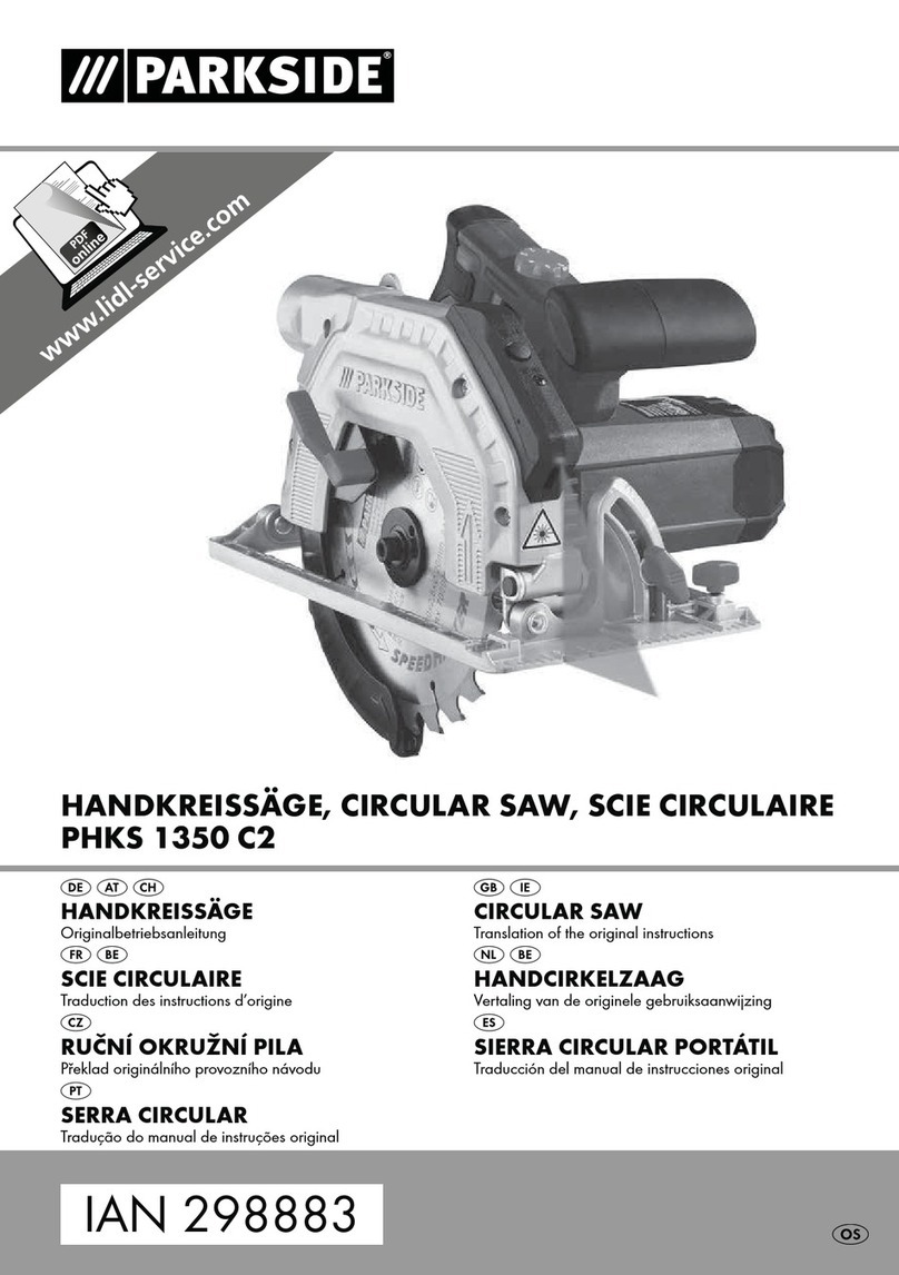 Parkside PHKS 1350 C2 User manual