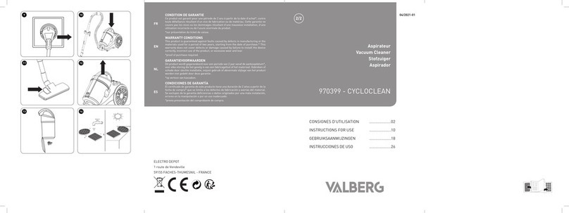 VALBERG CYCLOCLEAN User manual