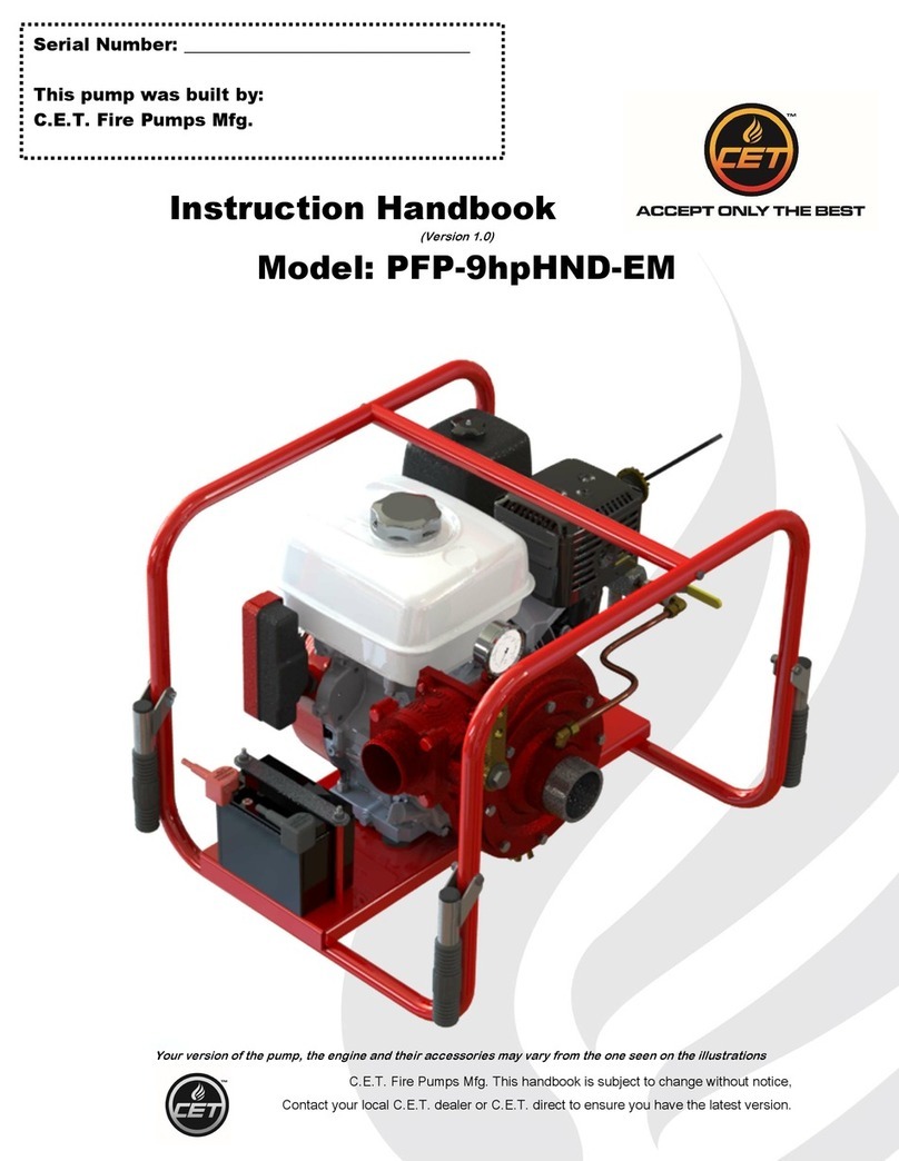 CET PFP-9hpHND-EM Instruction handbook