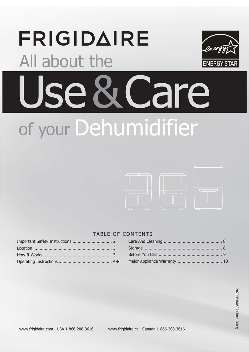 Frigidaire LAD504DUL Owner's manual