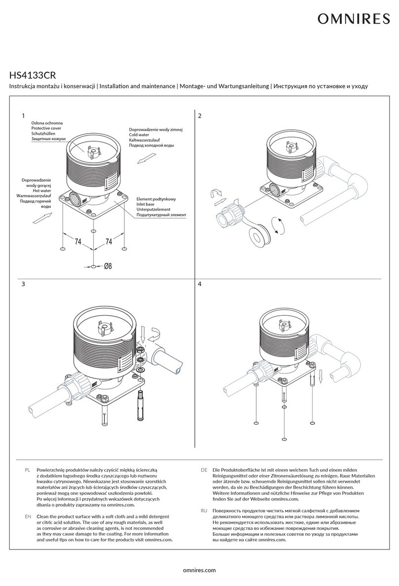 Omnires HS4133CR Instruction Manual