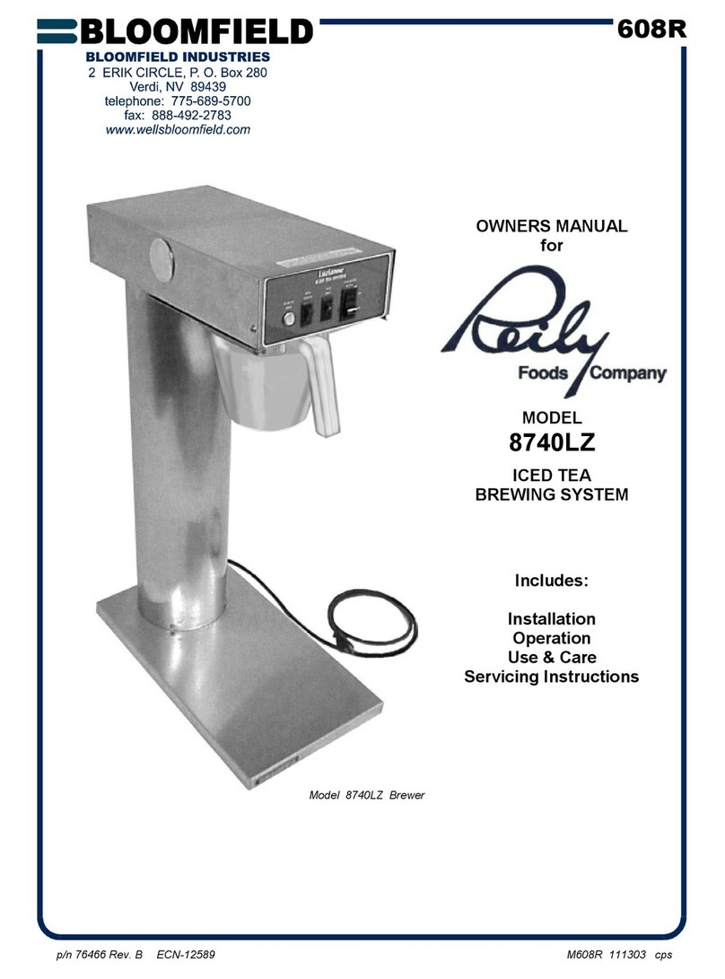 Bloomfield Reily 8740LZ owner's manual