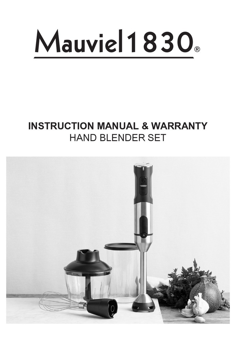 Mauviel1830 CC008040-001 Instruction manual & warranty