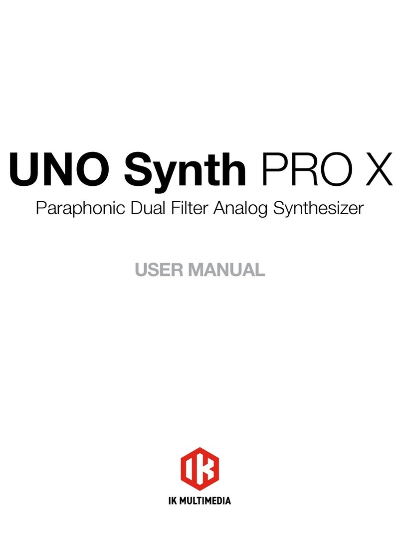IK Multimedia UNO Synth PRO X user manual