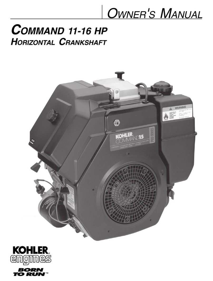 Kohler COMMAND 11-16 HP User manual