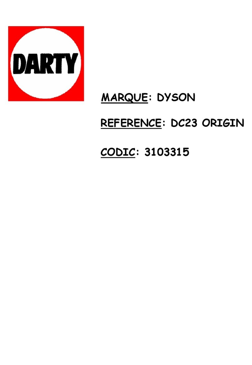 Dyson DC23 ORIGIN quick start guide