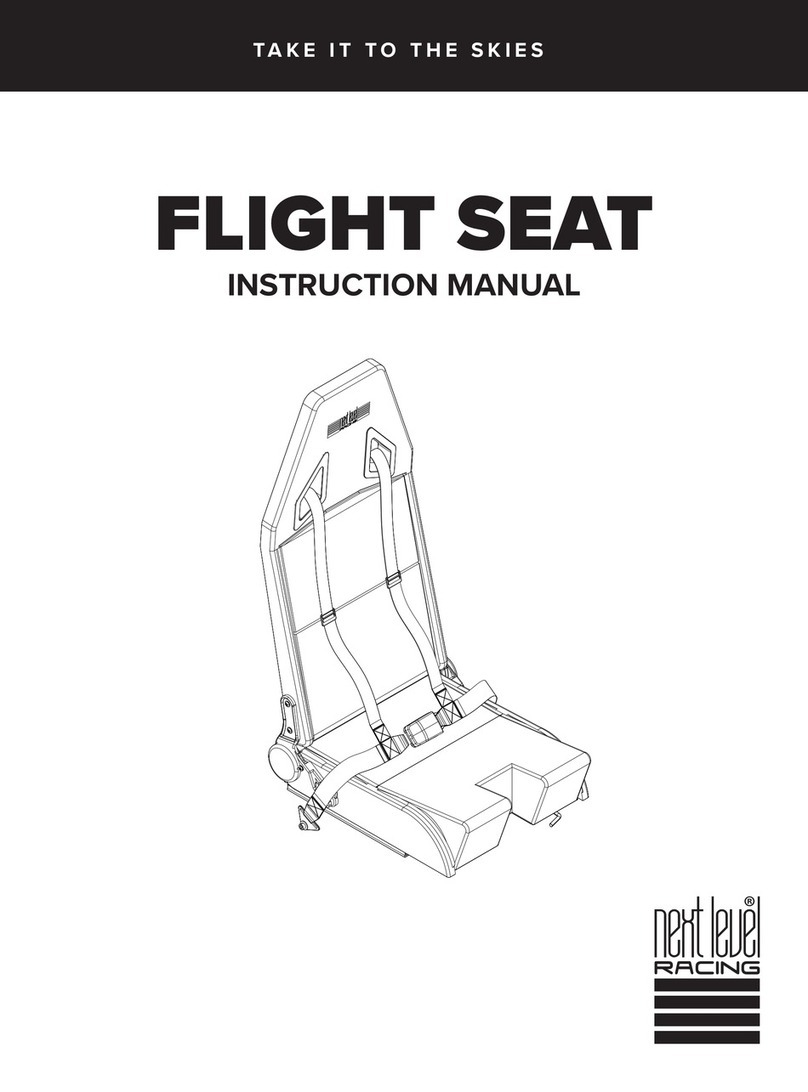 Next Level Racing FLIGHT SEAT User manual Next Level Racing FLIGHT SEAT User manual