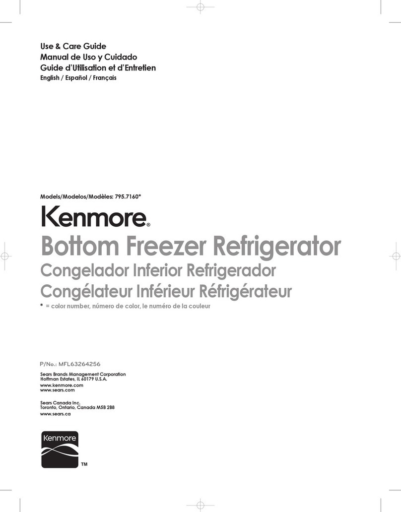 Kenmore 795.7160 Series User manual