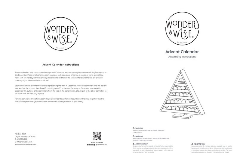 Asweets WONDER & WISE Advent Calendar User manual