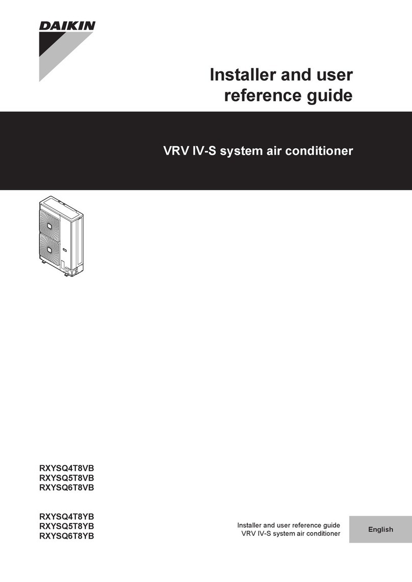 Daikin VRV IV-S RXYSQ6T8VB Series User guide