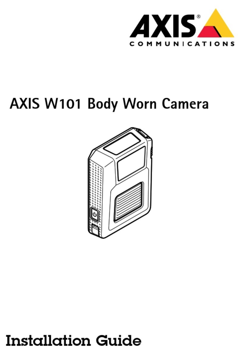 Axis 02258-001 User manual Axis 02258-001 User manual