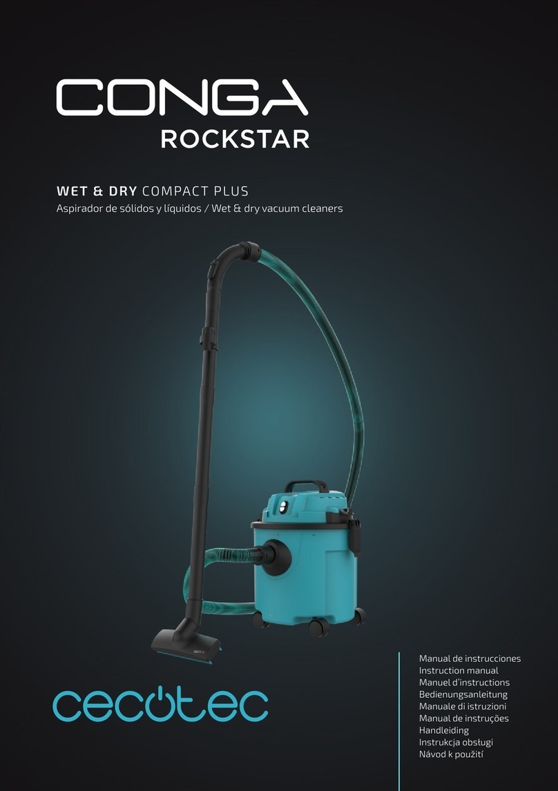 CONGA ROCKSTAR WET & DRY COMPACT PLUS instruction manual