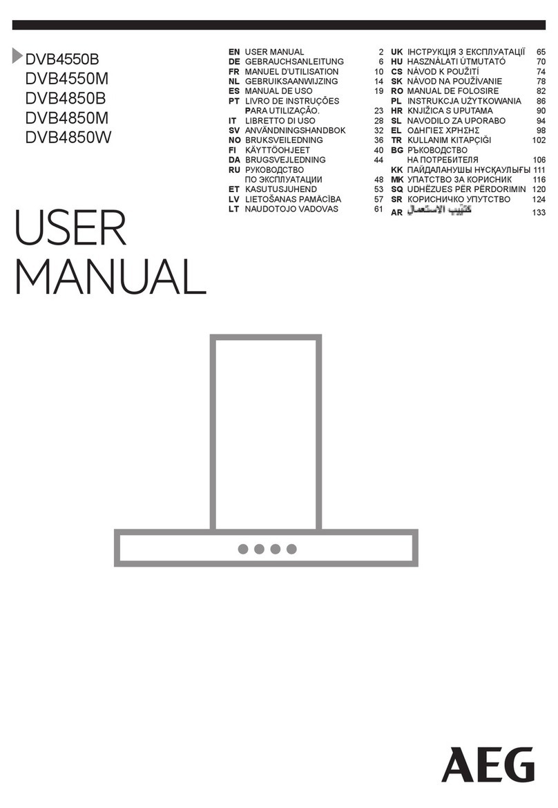 AEG DVB4550B user manual