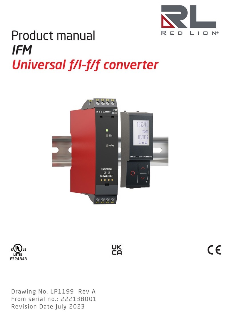 red lion IFM User manual red lion IFM User manual