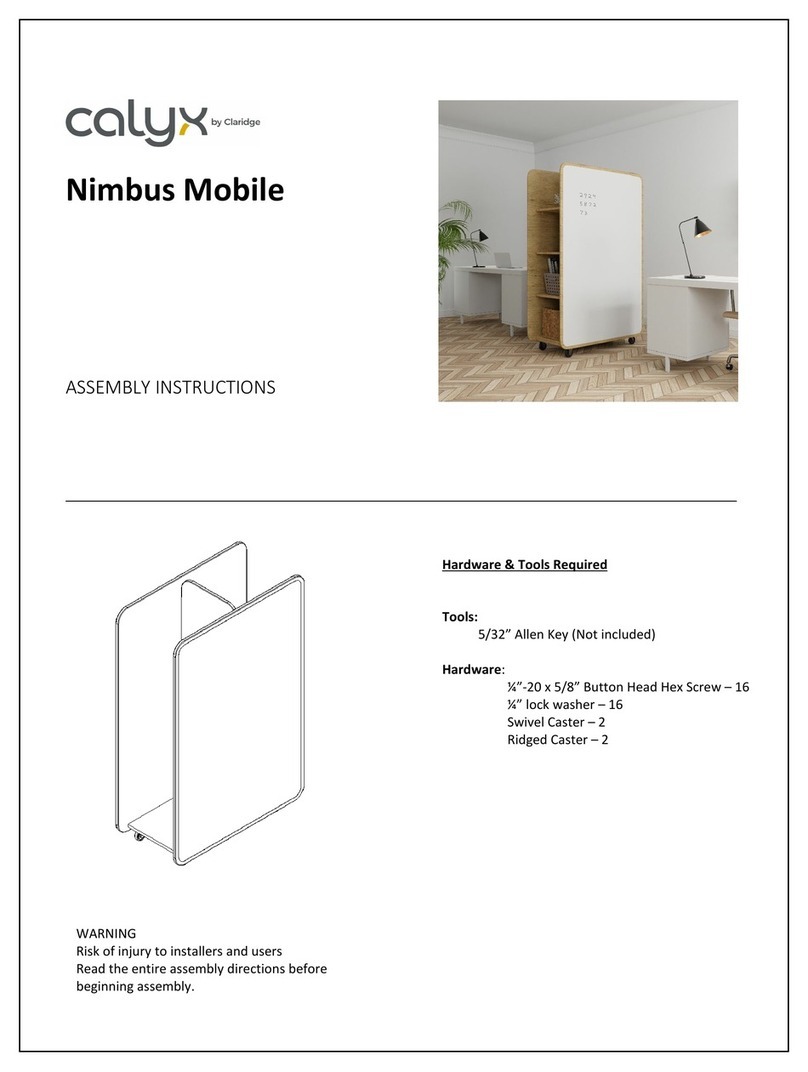 Claridge calyx Nimbus Mobile User manual