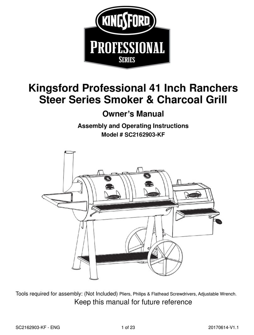 Kingsford PROFESSIONAL SC2162903-KF owner's manual