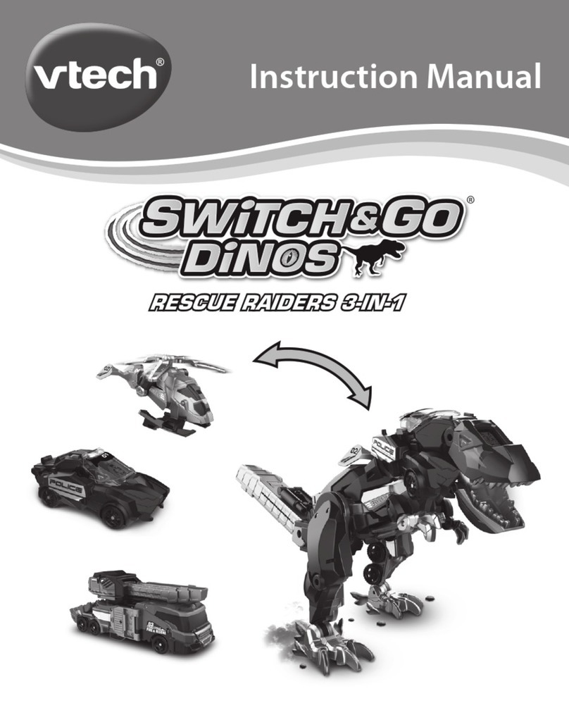 V-tech Switch & Go Dinos RESCUE RAIDERS 3-IN-1 User manual