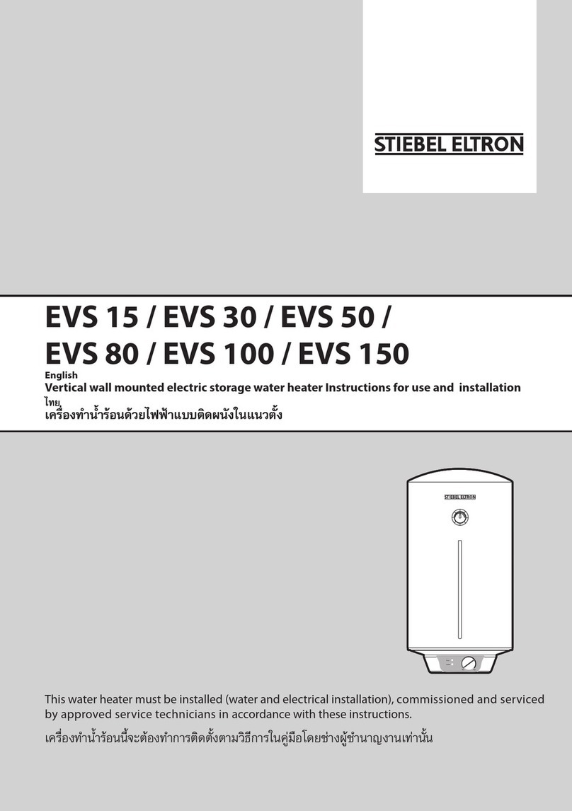 STIEBEL ELTRON EVS30 User manual