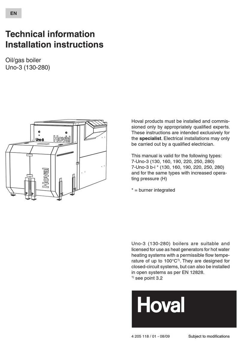 Hoval Uno-3 Manual