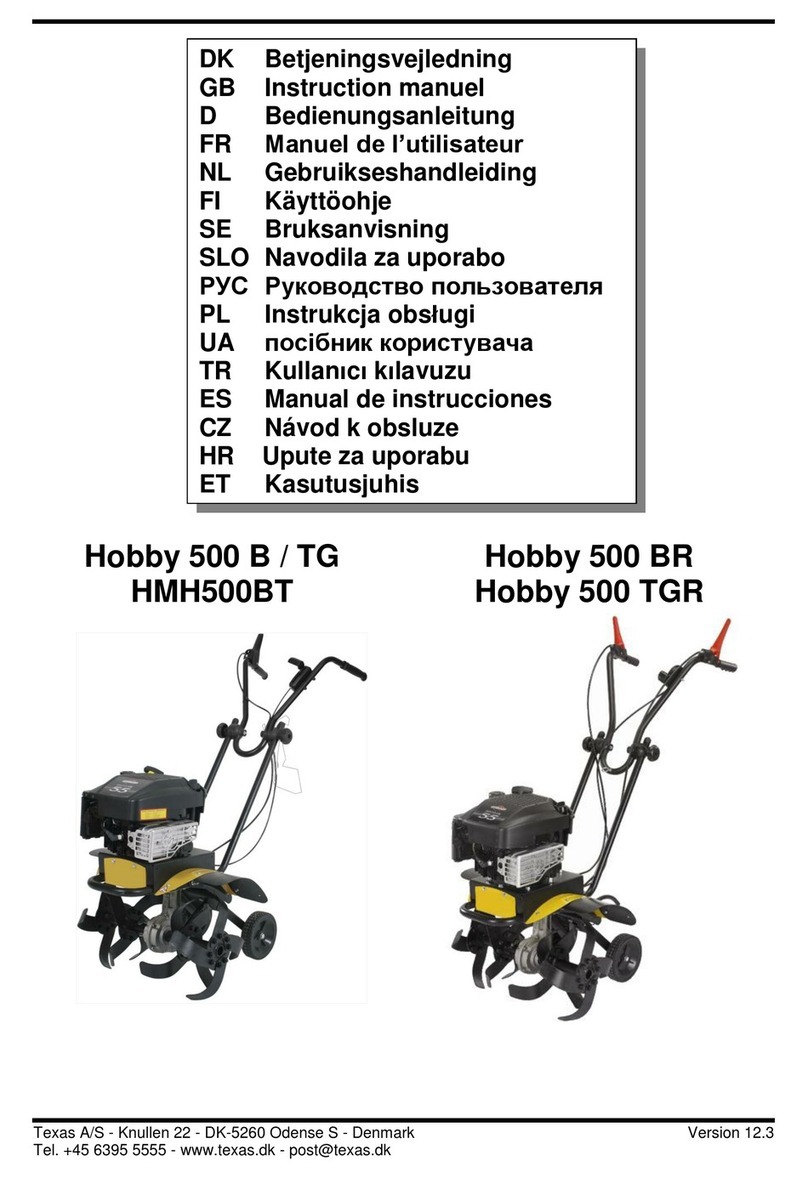 Texas A/S Hobby 500 B/TG instruction manual