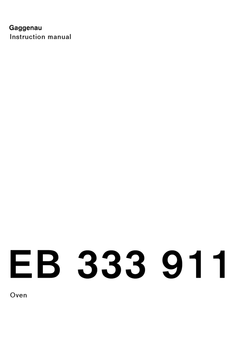 Gaggenau EB 333 911 instruction manual